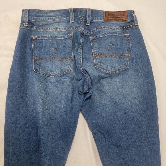 Lucky Brand Women's Blue Denim Jeans Size 8 / 29 Regular SOFIA BOOT ~31.5" Ins - Picture 5 of 9